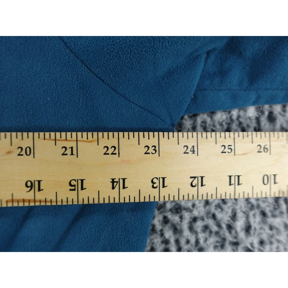 The North Face Womens Fleece‎ Jacket Full Zip Blue XL TG Regular